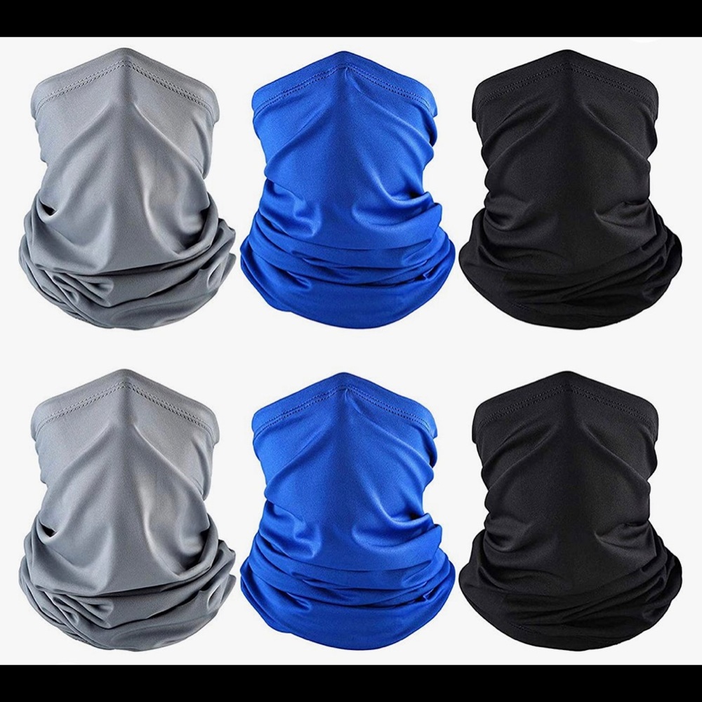 UV protection Neck Gaiter by Geyoga. Set of 6